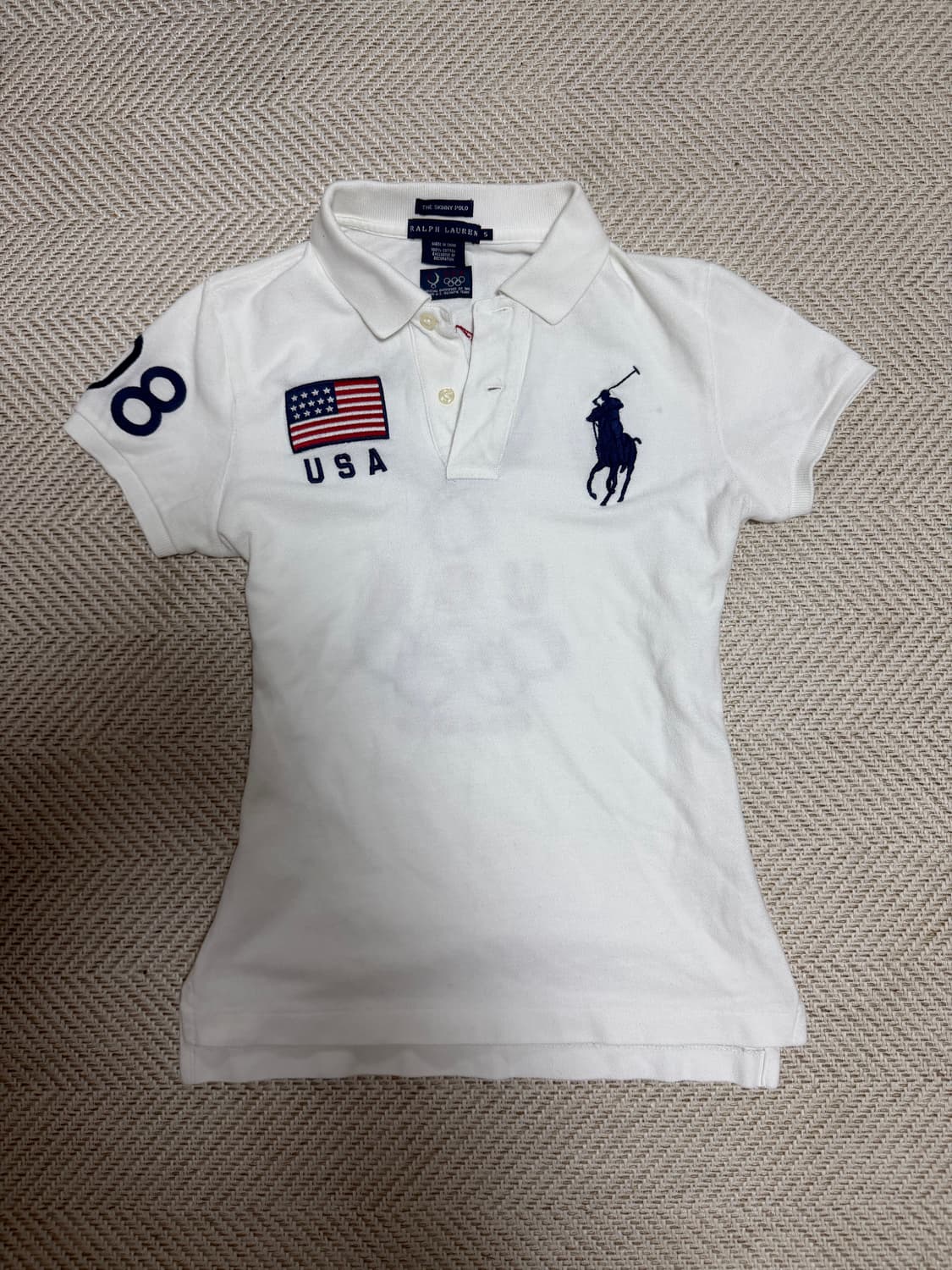 폴로 빅포니 성조기 USA 카라티 S 상품이미지1