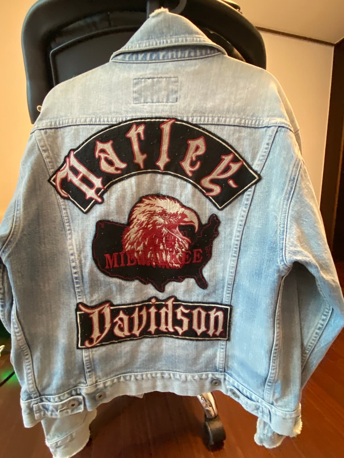 할리데이비슨 데님 청자켓 상품이미지2
