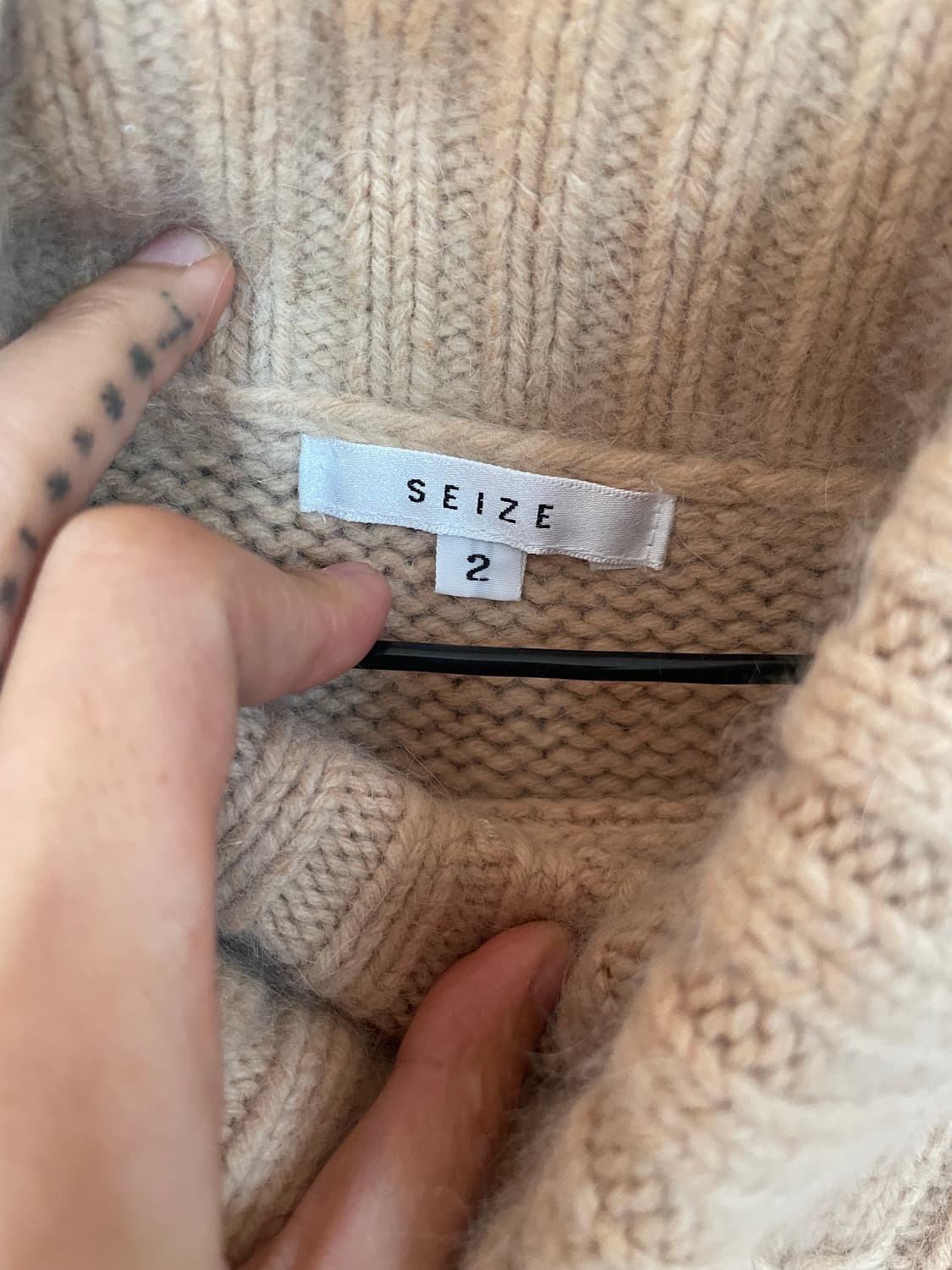 Seize 앙고라 뮤트 모리 폭닥 터틀넥 상품이미지3