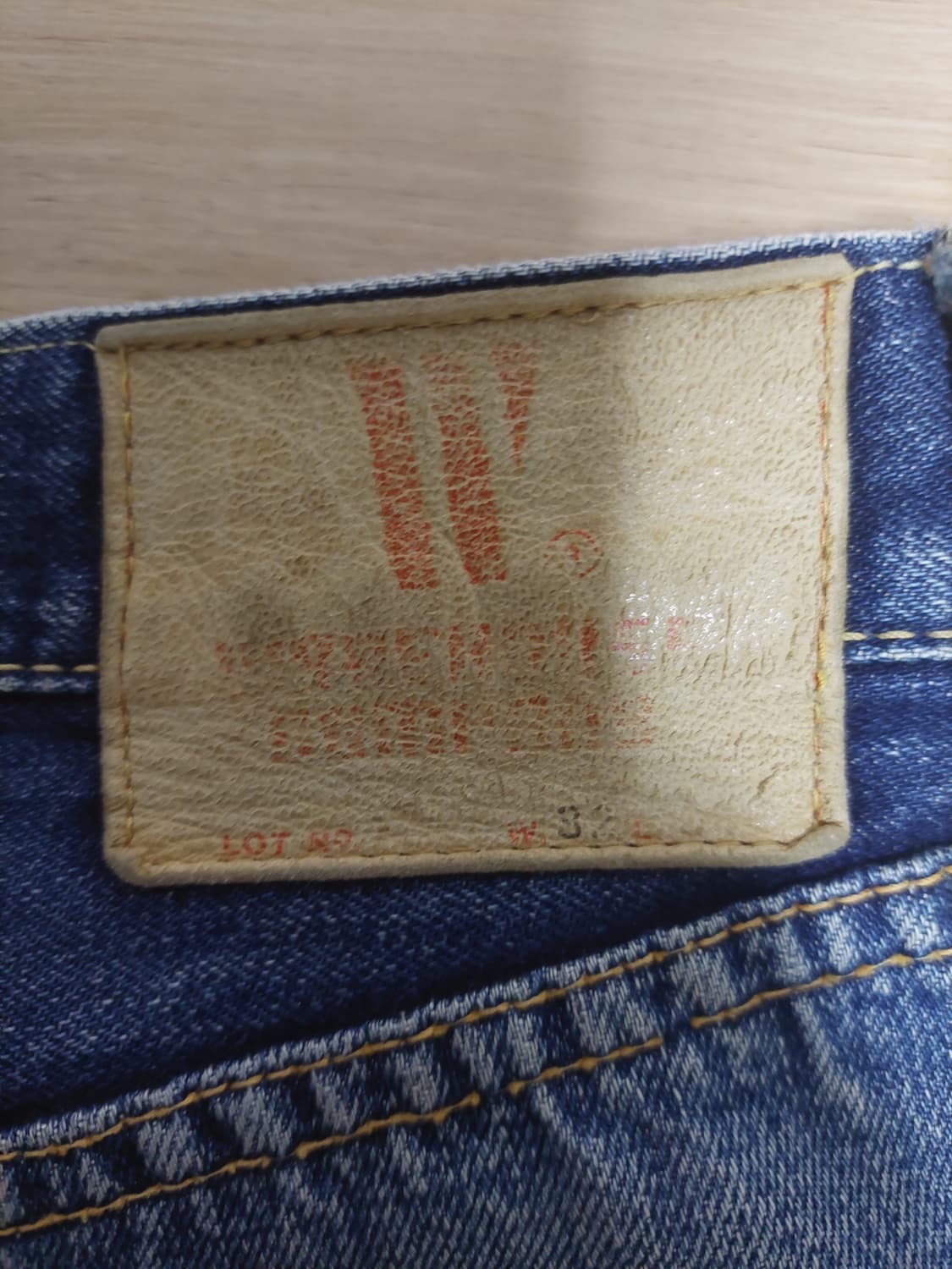 웨어하우스 데님팬츠 32사이즈  상품이미지3