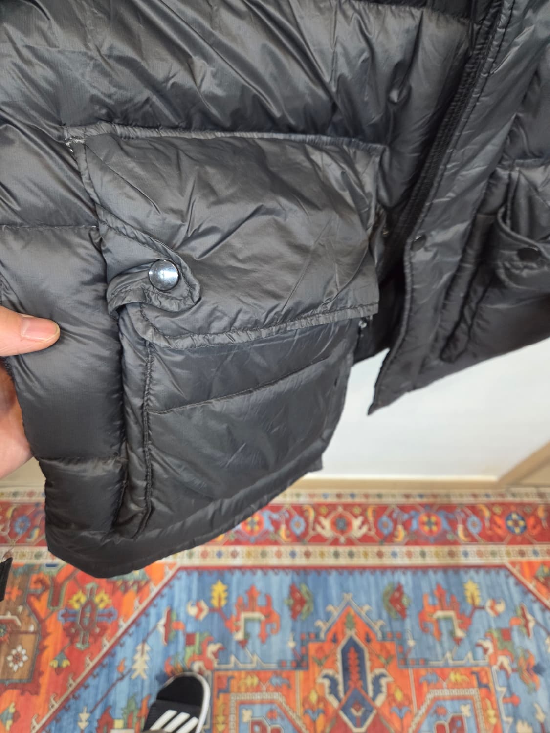 아르마니 익스체인지 다운 하프  패딩 m 상품이미지7