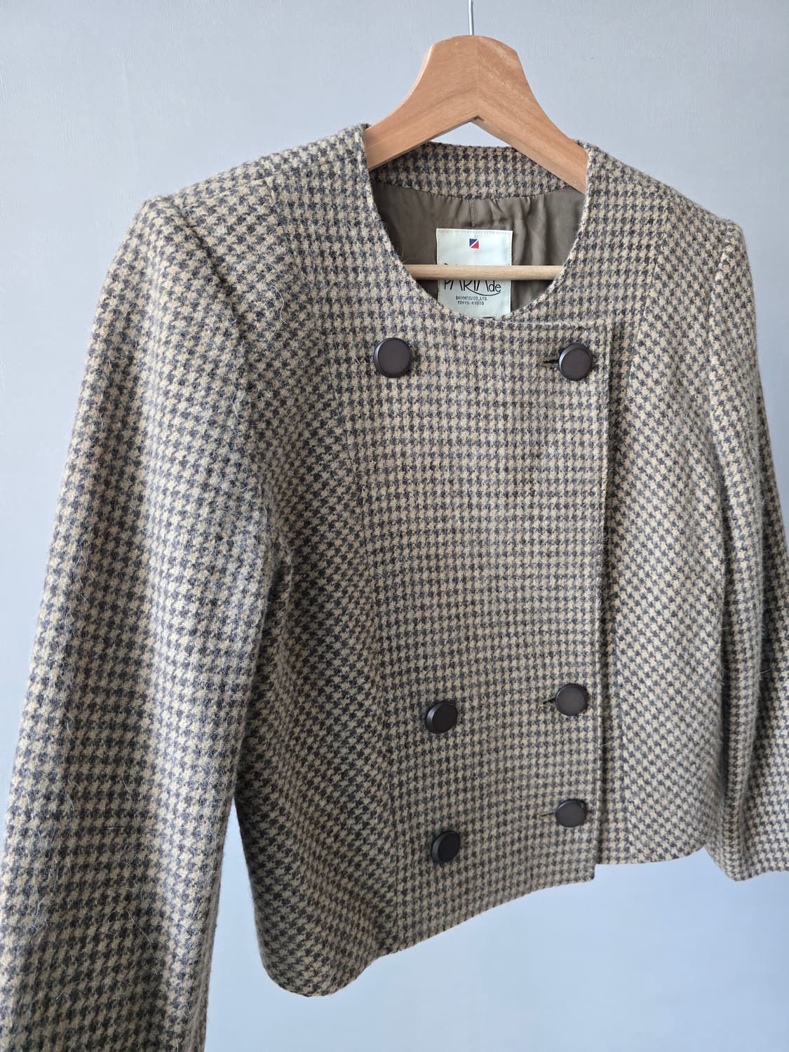 울 하운드투스 더블 버튼 숏 자켓  상품이미지2