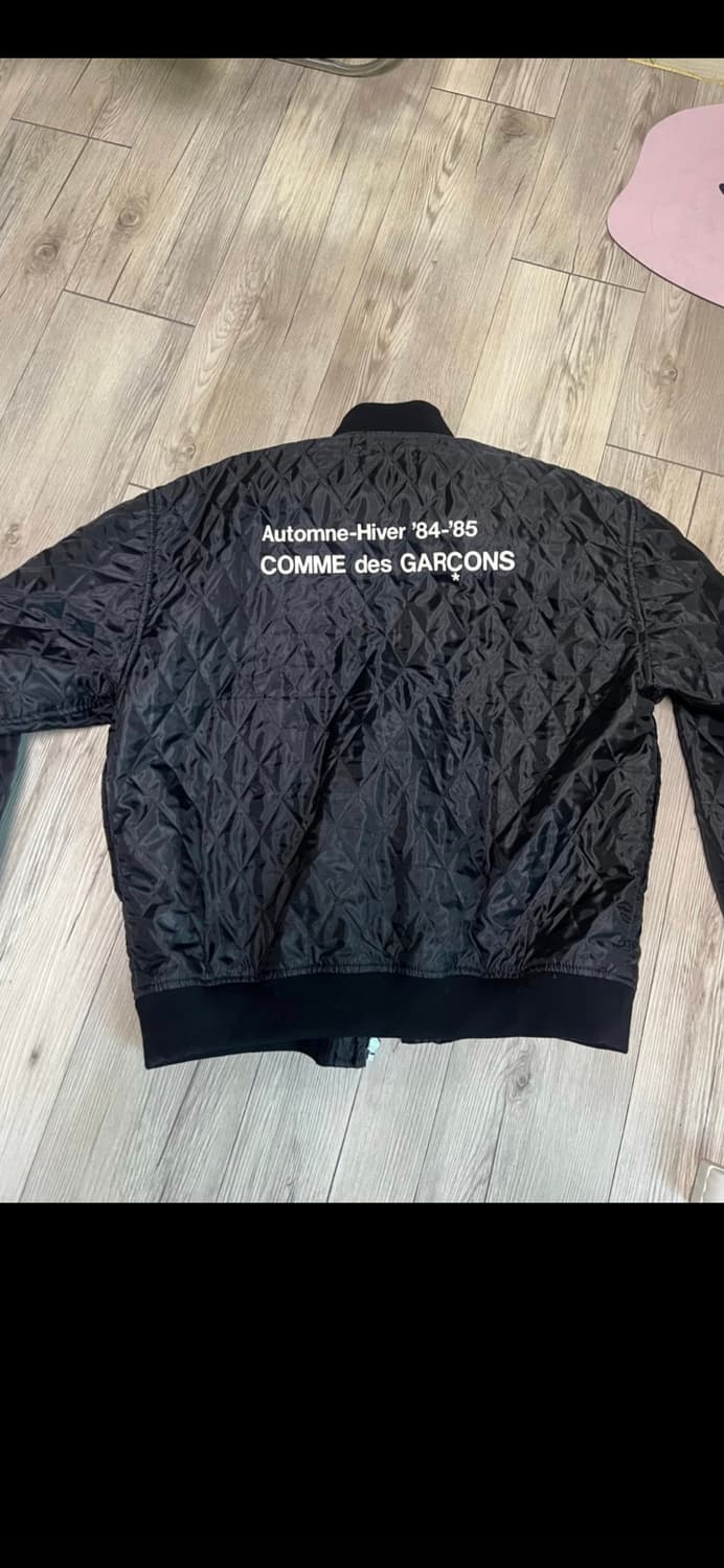 꼼데 CDG 퀼티드 블루종 자켓 블랙 상품이미지3