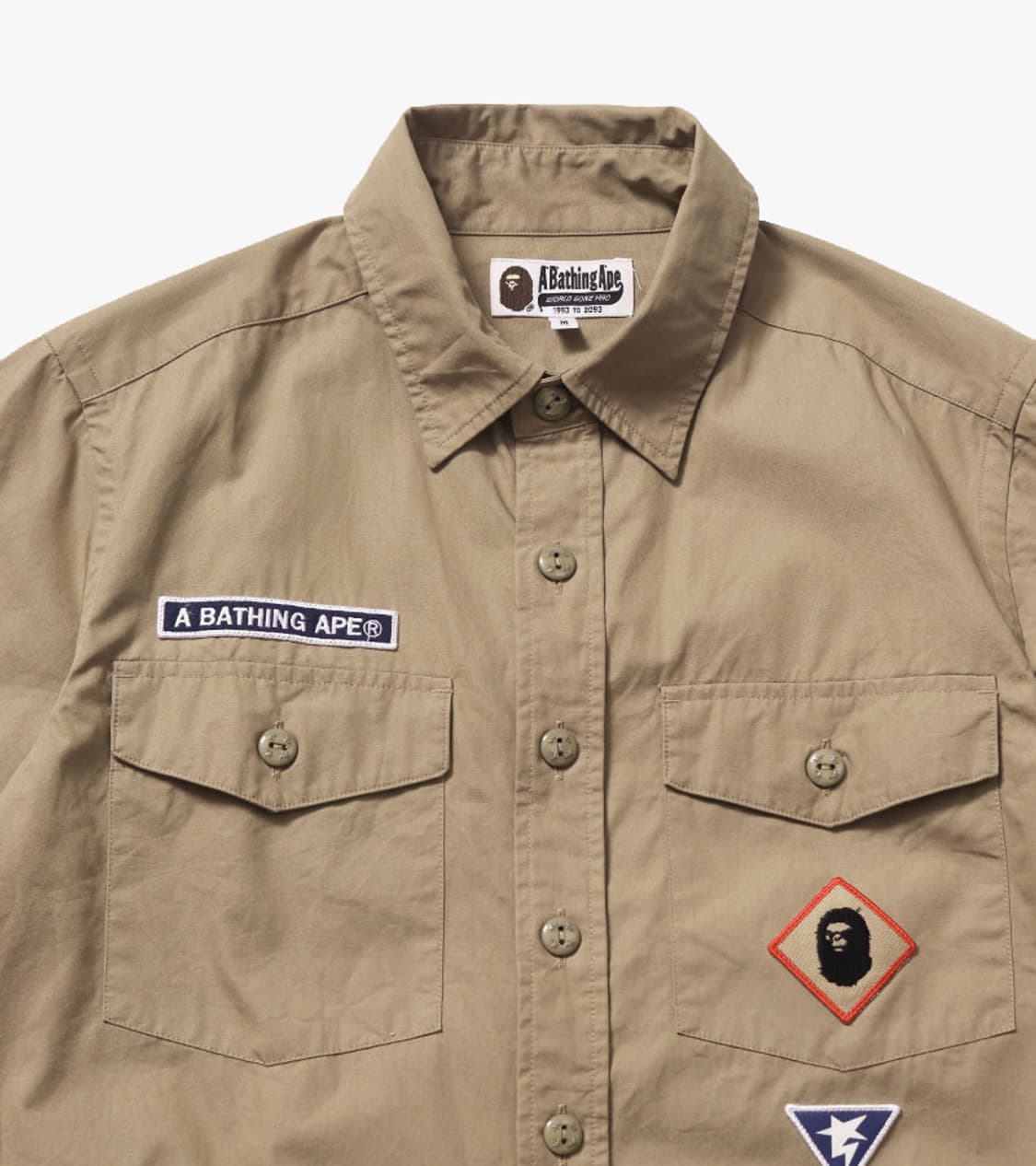 BAPE - PATCH MILITARY SHIRT 상품이미지2