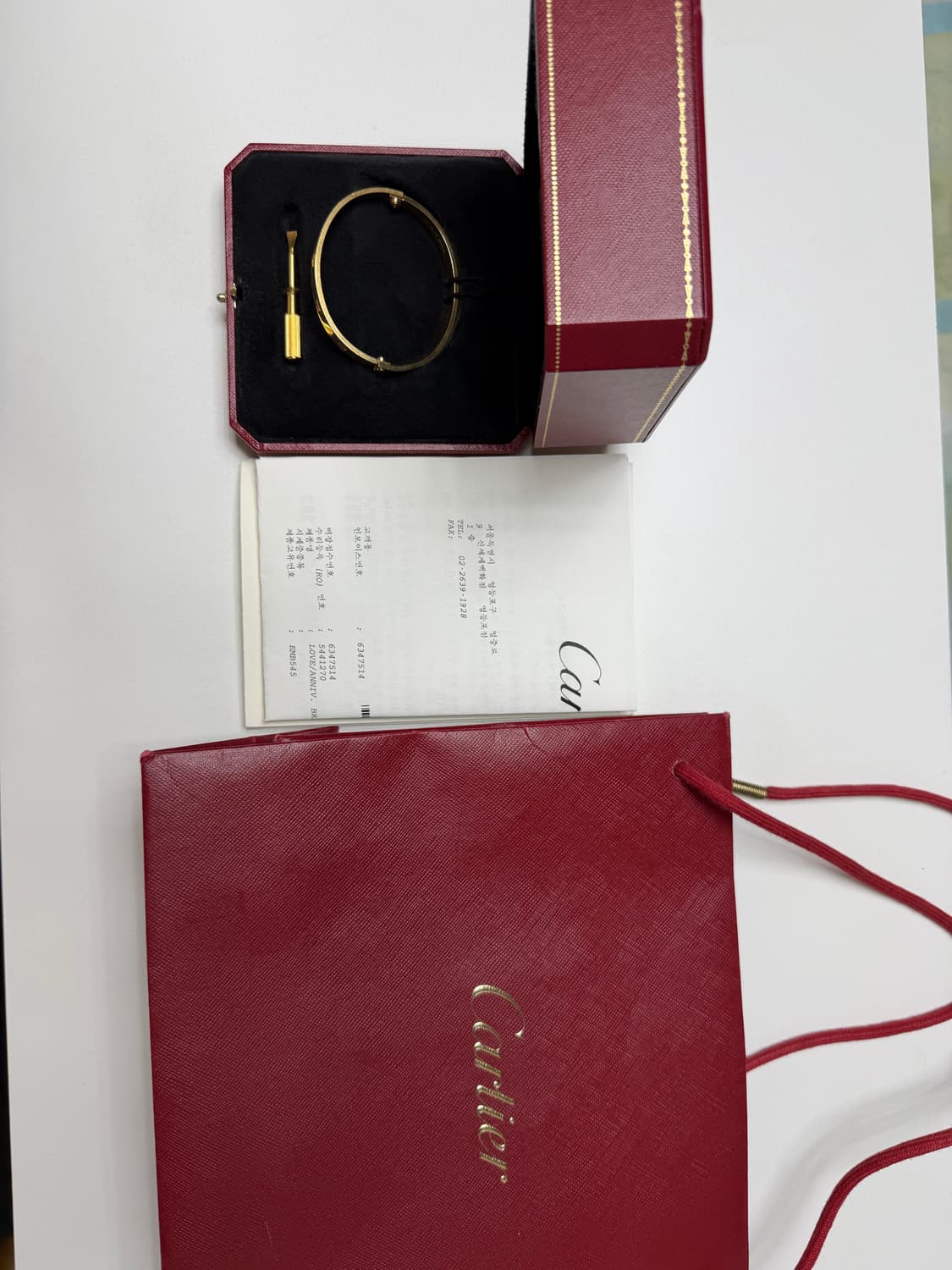 까르띠에 클래식 러브 팔찌 19호 상품이미지1