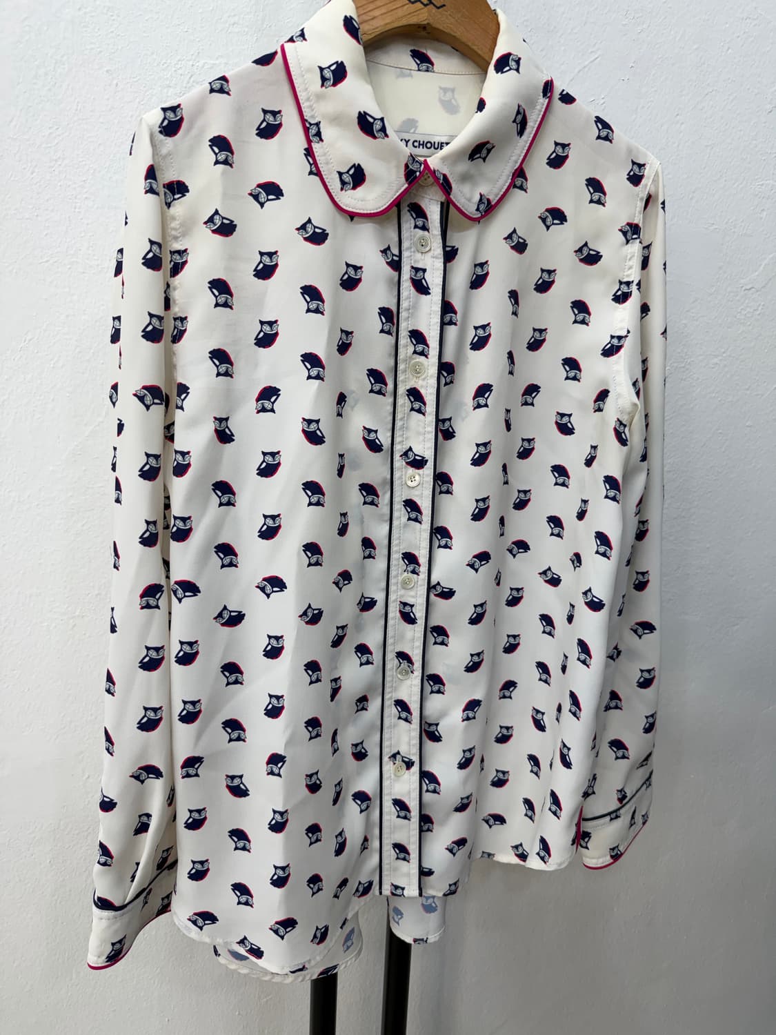 정품) 럭키슈에뜨 패턴 셔츠 블라우스 38 상품이미지2