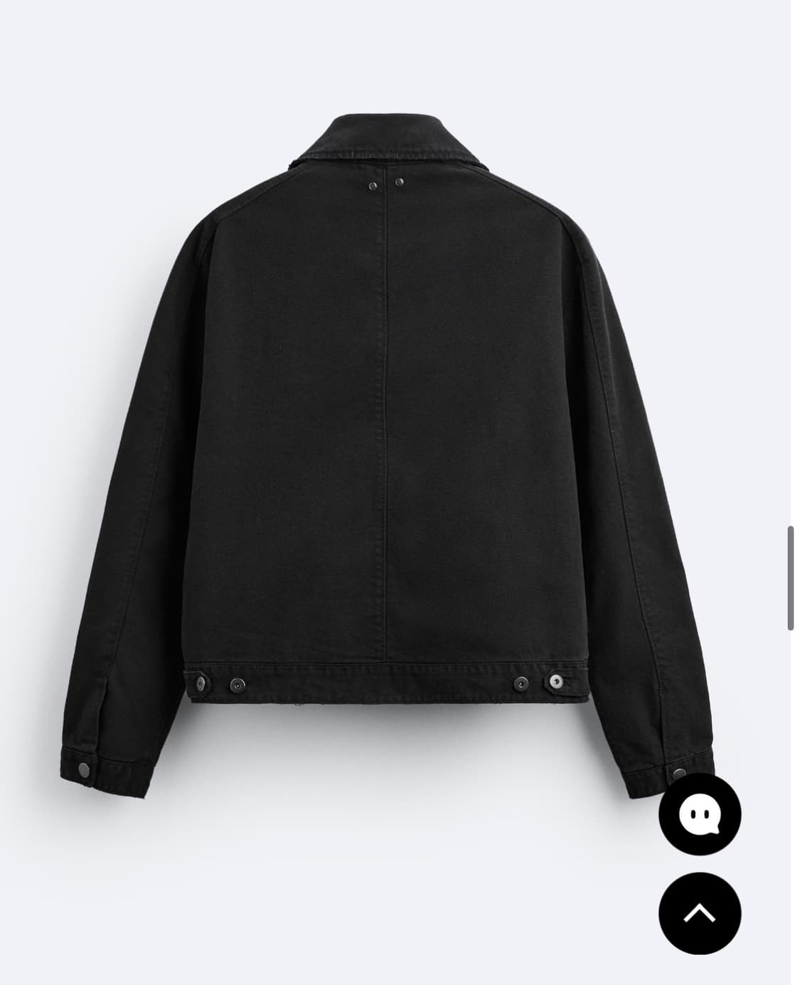 (새상품)(L) ZARA 자라 스터드 워시드 자켓 판매 상품이미지9