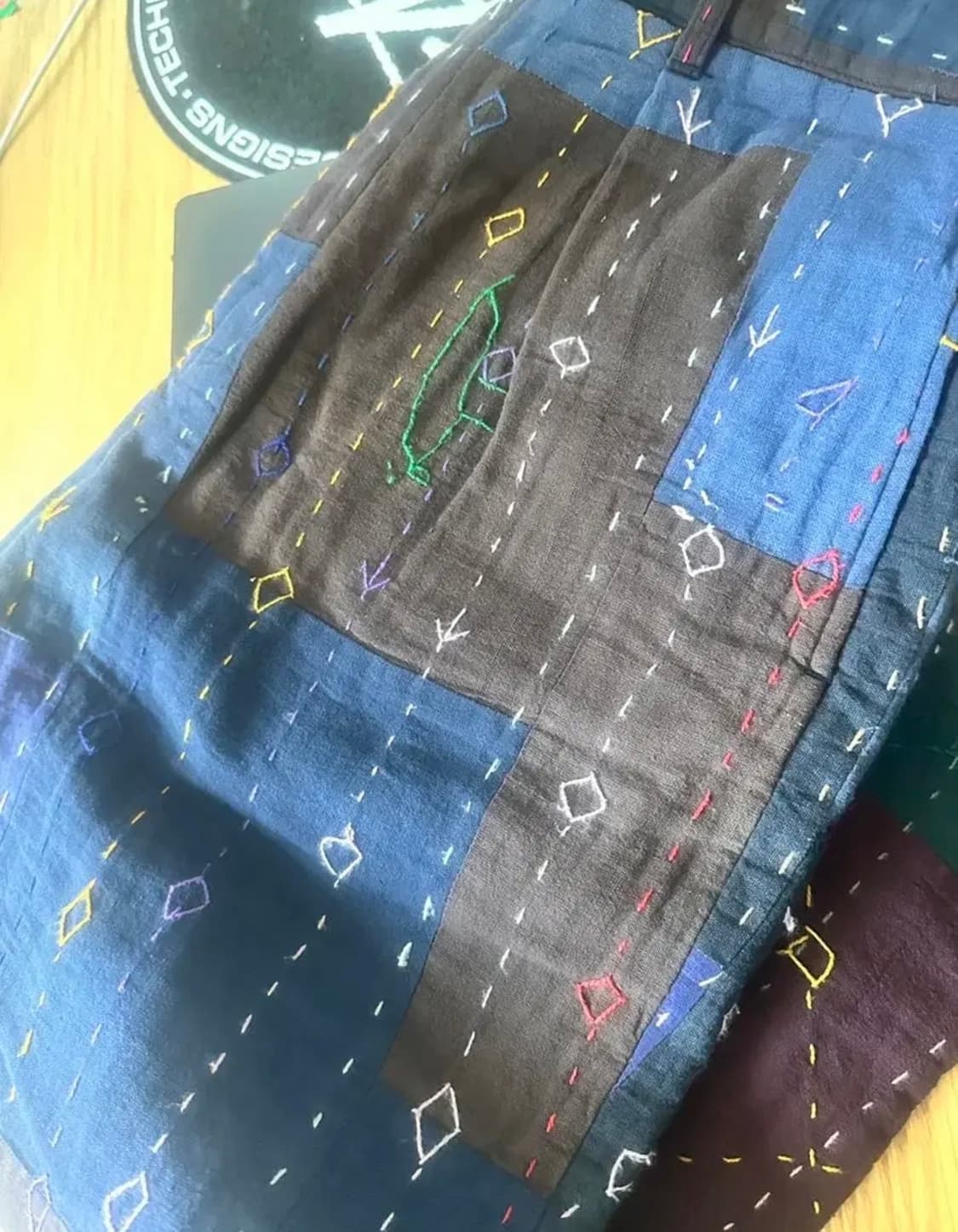 엔지니어드가먼츠 SQUARE HANDSTITCH CARLYLE PANTS 상품이미지8