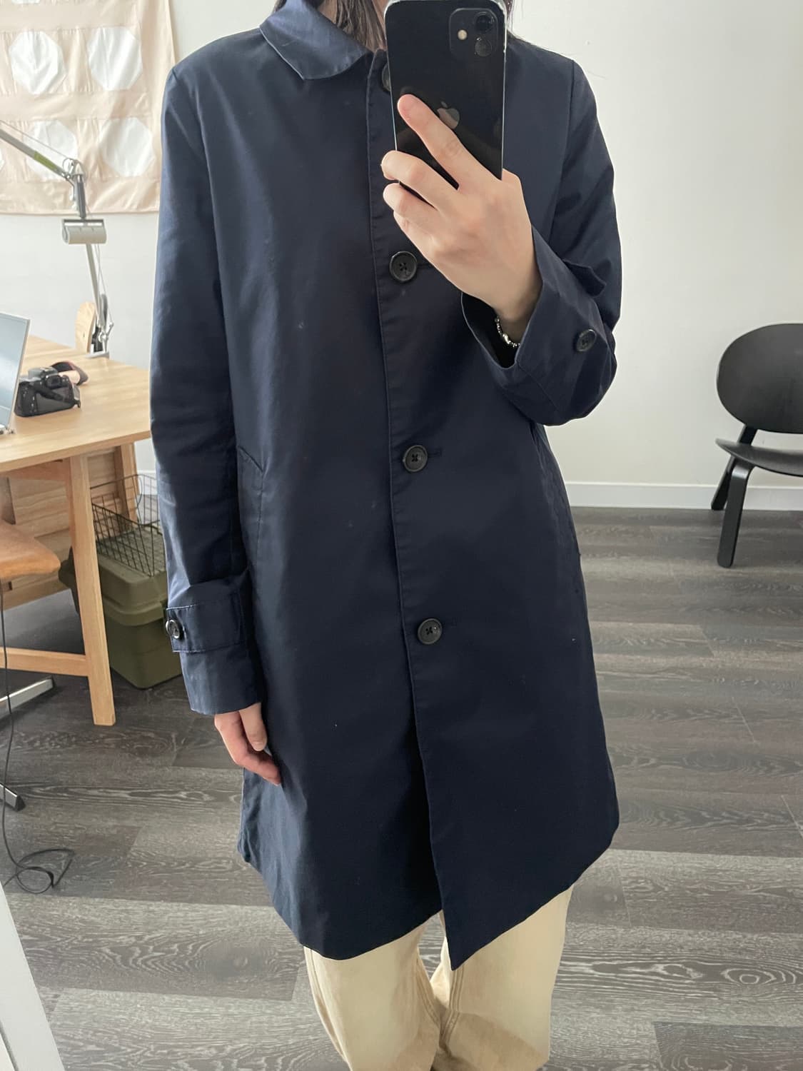 Navy Coat (착용컷) 상품이미지7