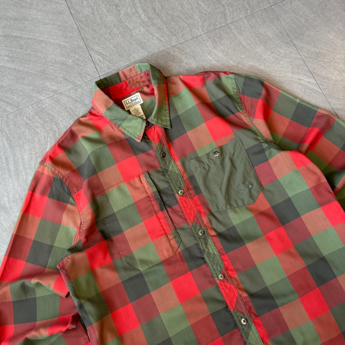 L.L.bean 정품 엘엘빈 체크 셔츠 상품이미지2