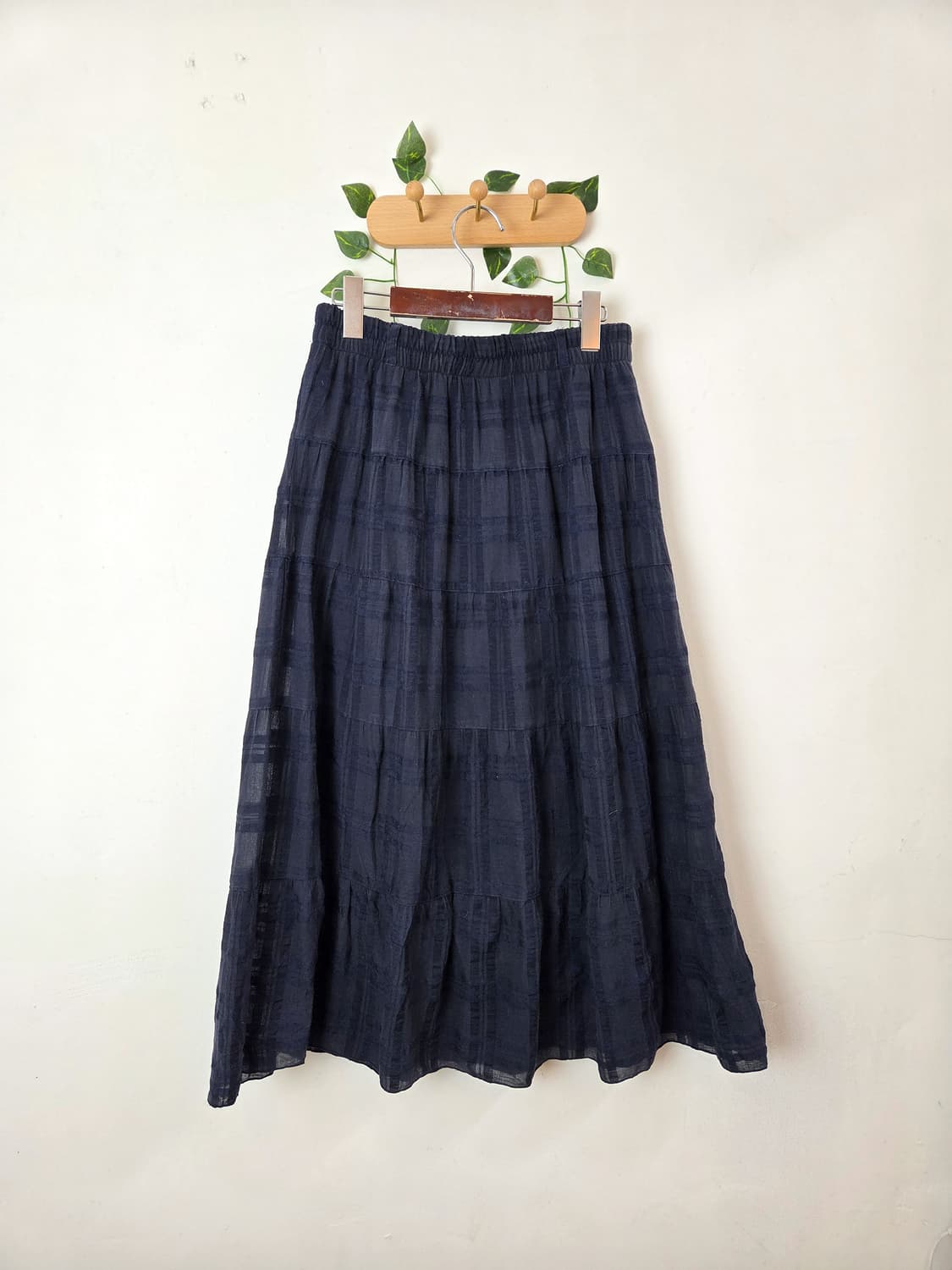 체크 캉캉 롱스커트 상품이미지4