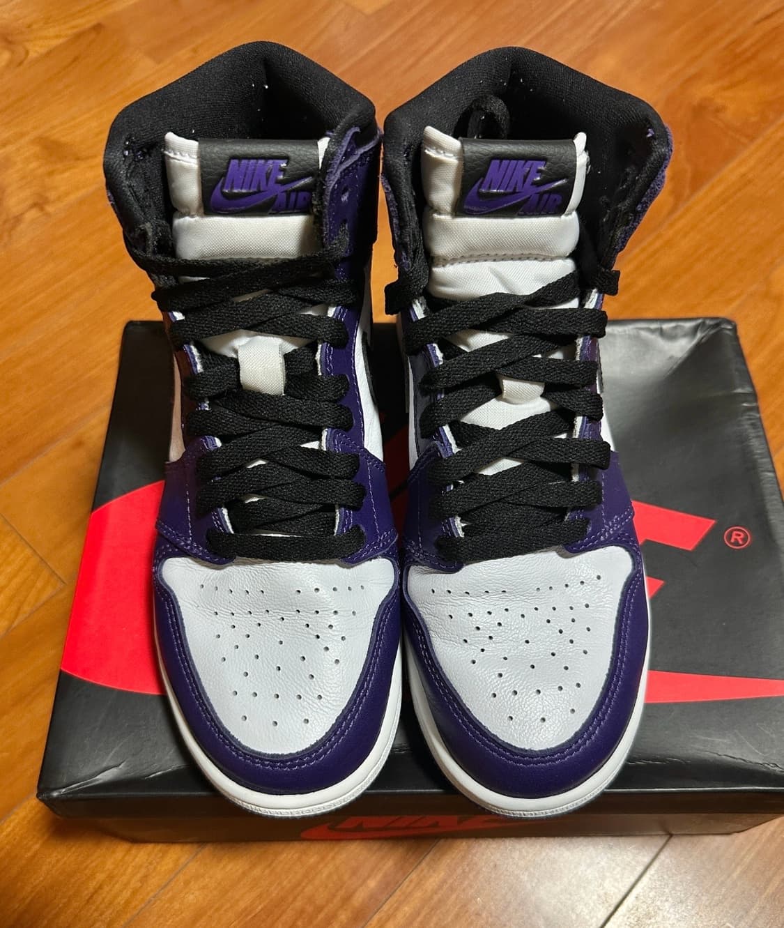 에어조던 레트로하이 OG GS 코트퍼플 235 상품이미지3