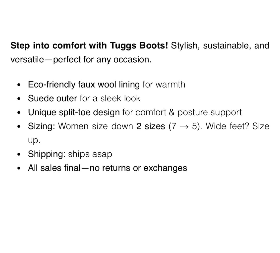 Jollysick 타비 어그부츠 새상품 상품이미지6