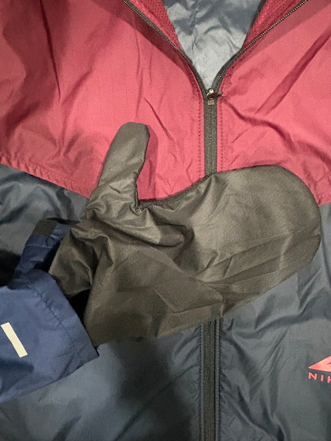 [L] 나이키 트레일 버건디 바람막이 상품이미지4