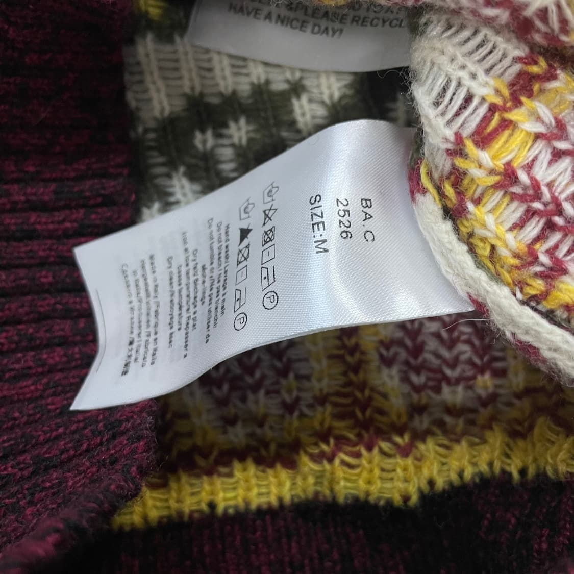 가니 Ganni 울 스마일리 베스트 니트 멀티컬러 상품이미지4