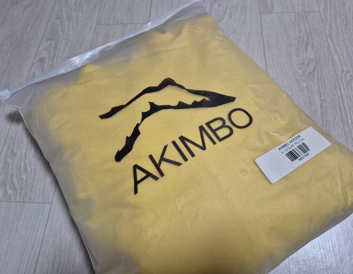 Akimbo Club 후디 아킴보클럽 후드 솔라옐로우 상품이미지2