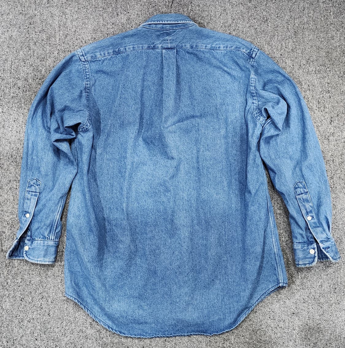 폴로 랄프로렌 90s 베어 자수 데님 셔츠 M 상품이미지2