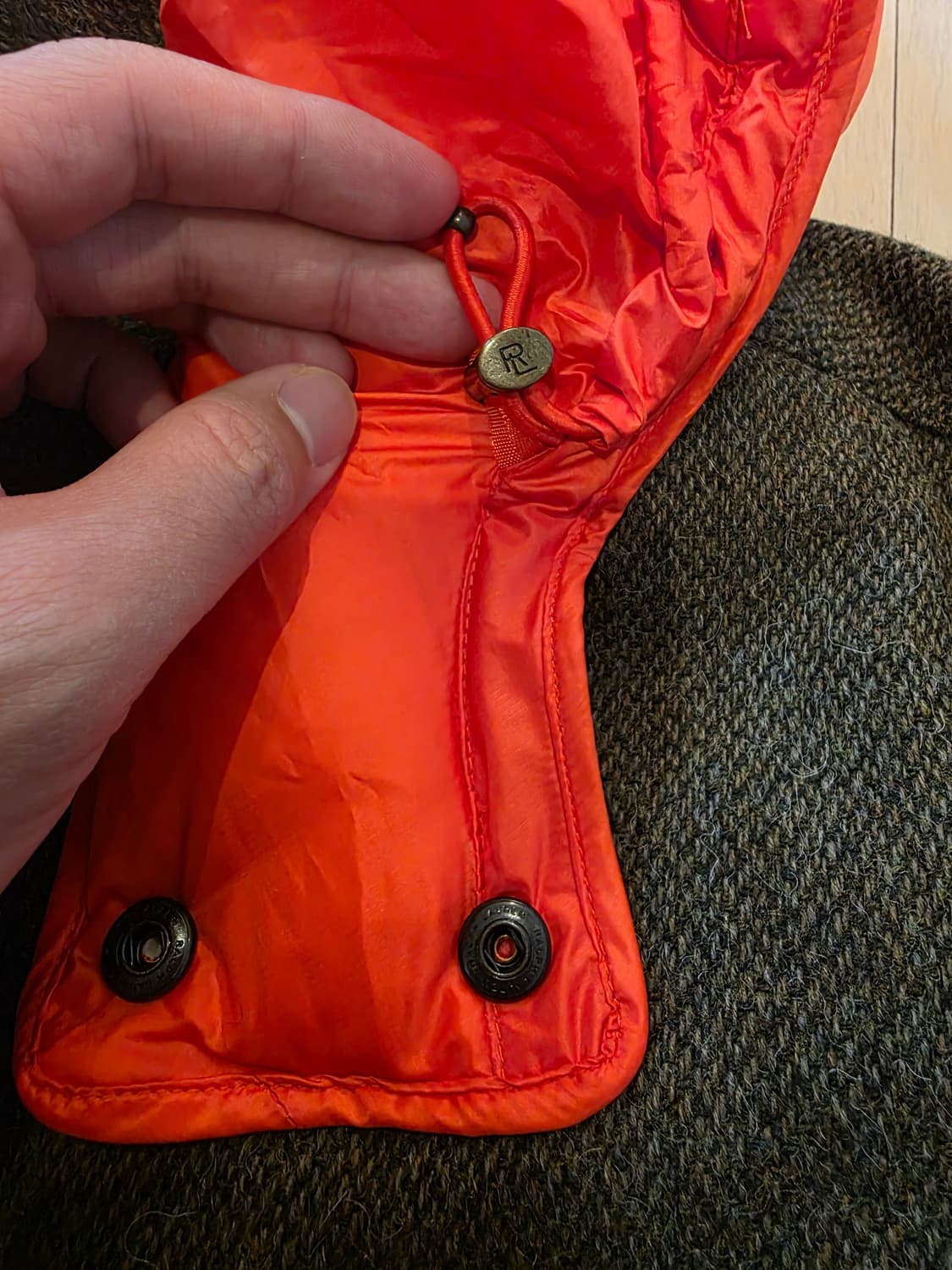 랄프로렌 퍼플라벨 RRL 폴로 / 울트위드 다운 패딩 / XL 상품이미지9