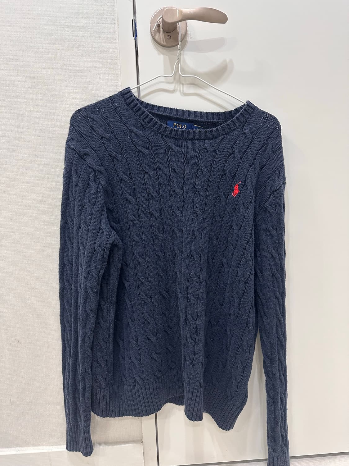 폴로 니트 네이비 L 상품이미지1
