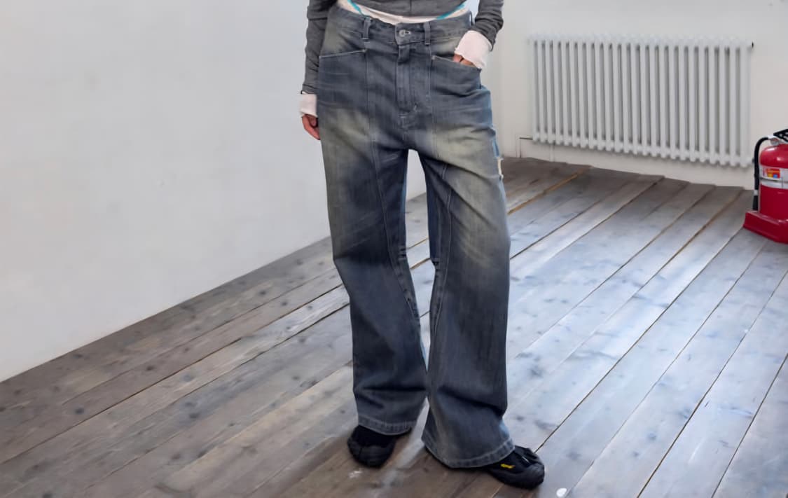 포르테나 데님 미시착 새상품 S사이즈 상품이미지1