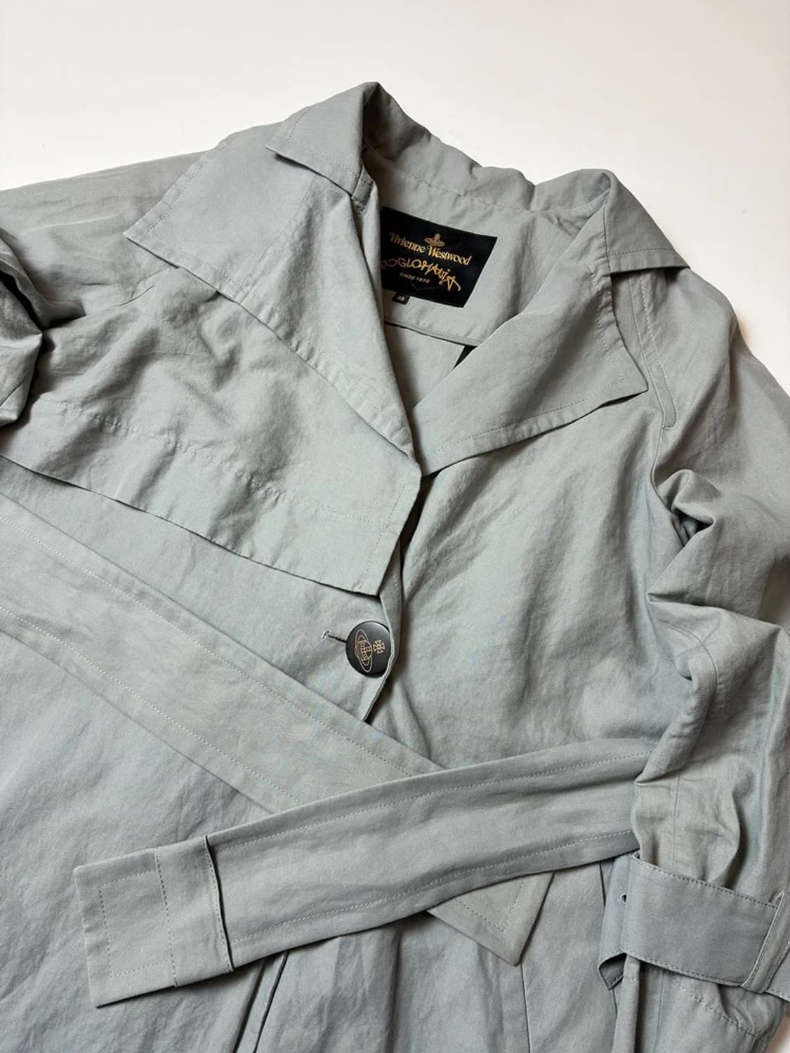 비비안웨스트우드 19ss 빅 카라 벨티드 트렌치 코트 PN8985 상품이미지2