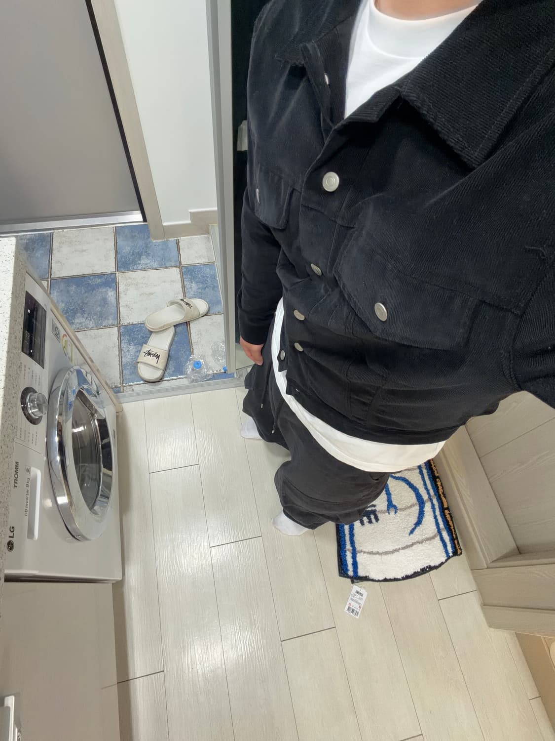 단스튜디오 코듀로이 자켓 블랙 상품이미지5