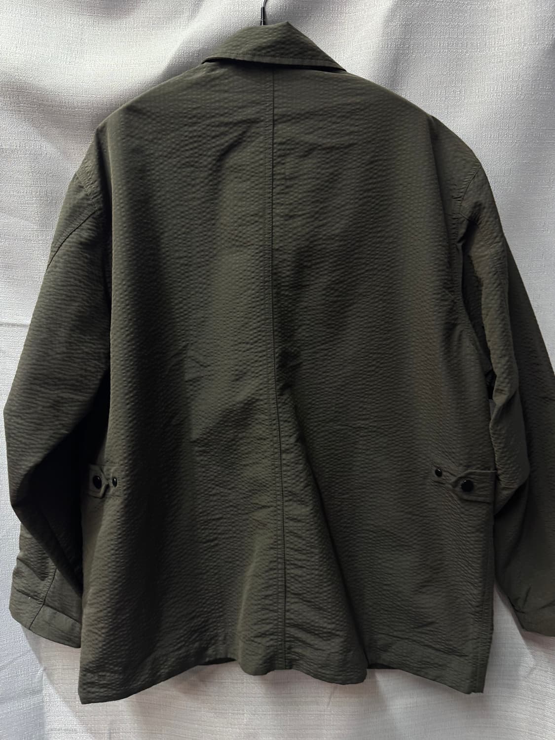 커스텀멜로우 22시즌 시어서커 필드 카키자켓 95(L) 상품이미지6