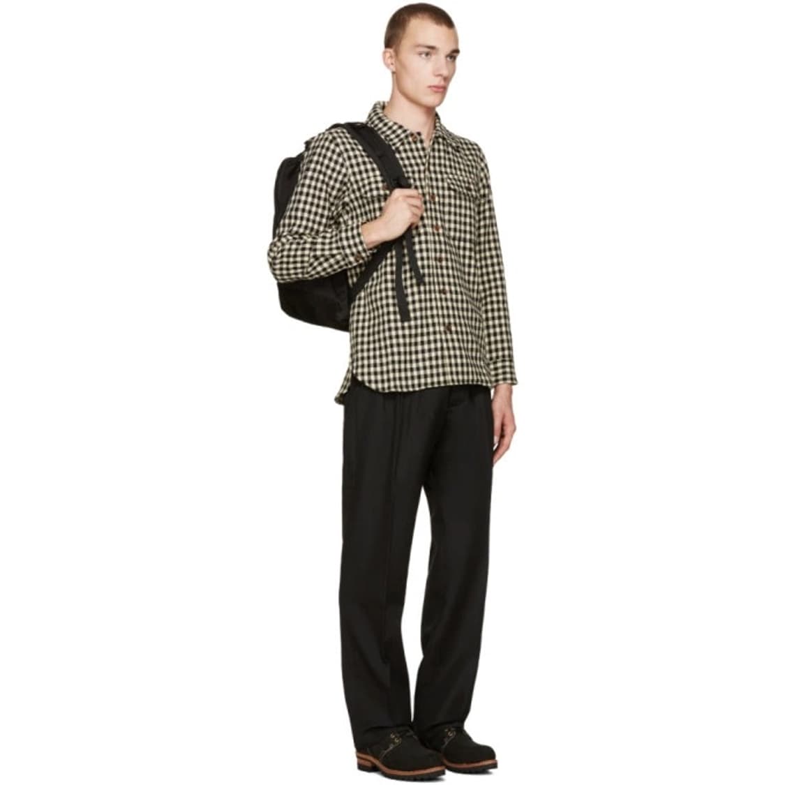 Visvim Black Check Big Game Shirts 상품이미지1