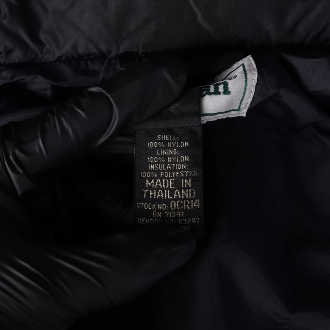 L.L.Bean 90s 오렌지 배색 웜업 패딩 자켓 M 상품이미지7