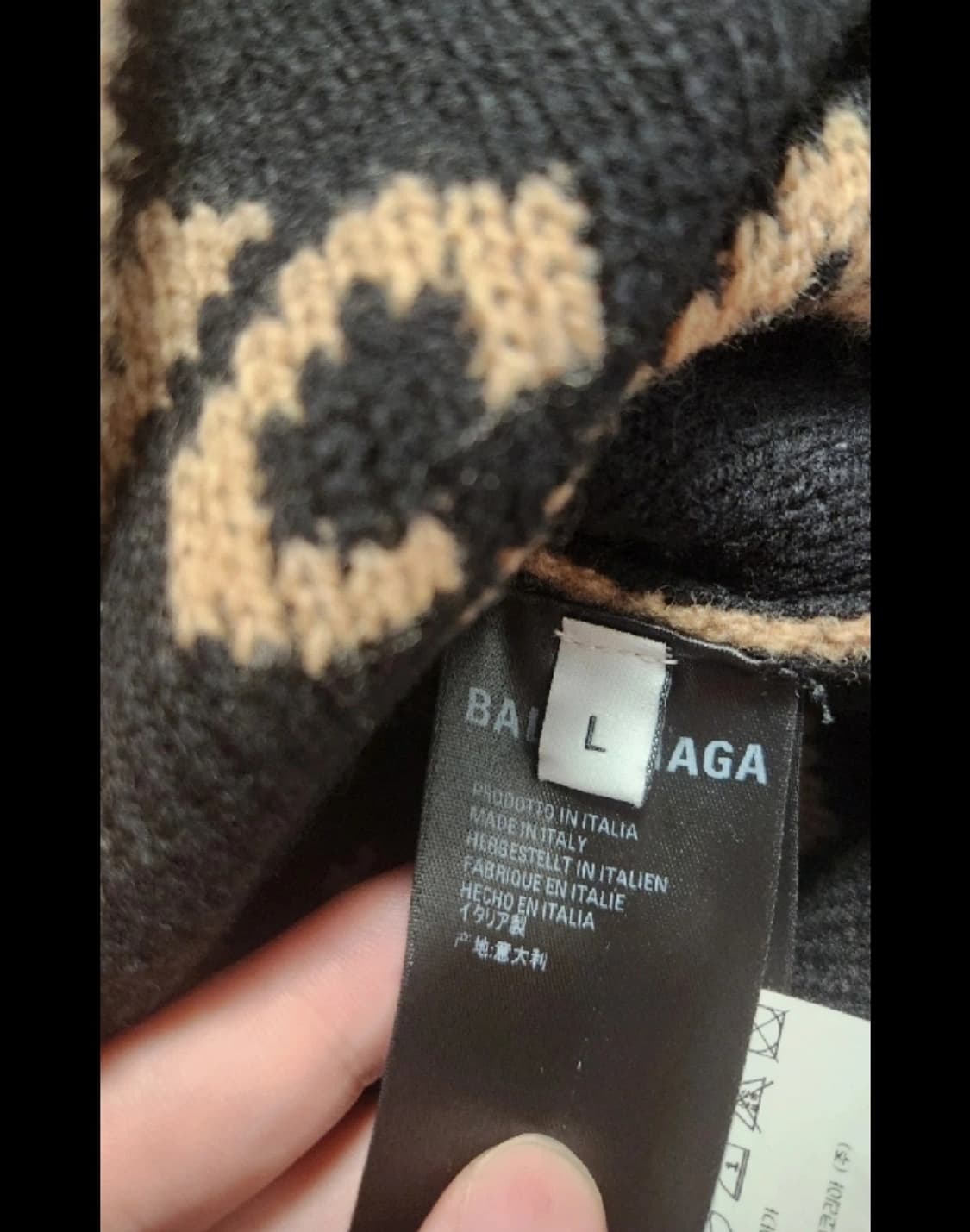 발렌시아가 멀티 로고 니트 상품이미지2