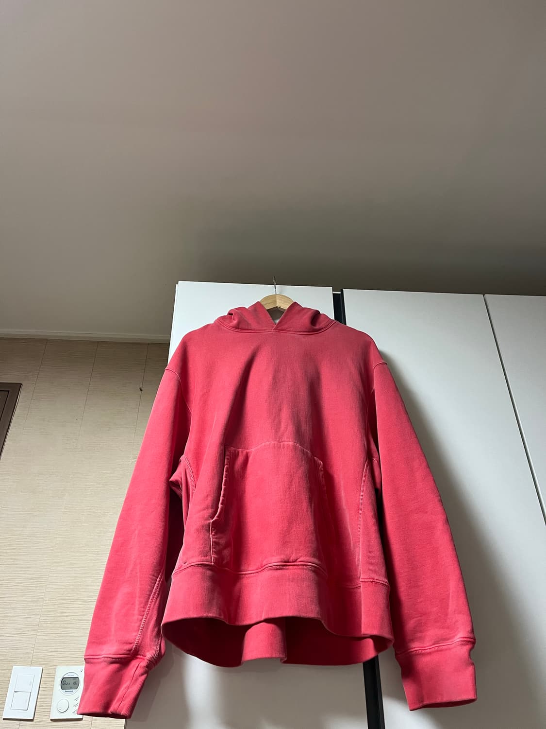 [S] 이지 시즌3 후드 후디 레드 상품이미지2