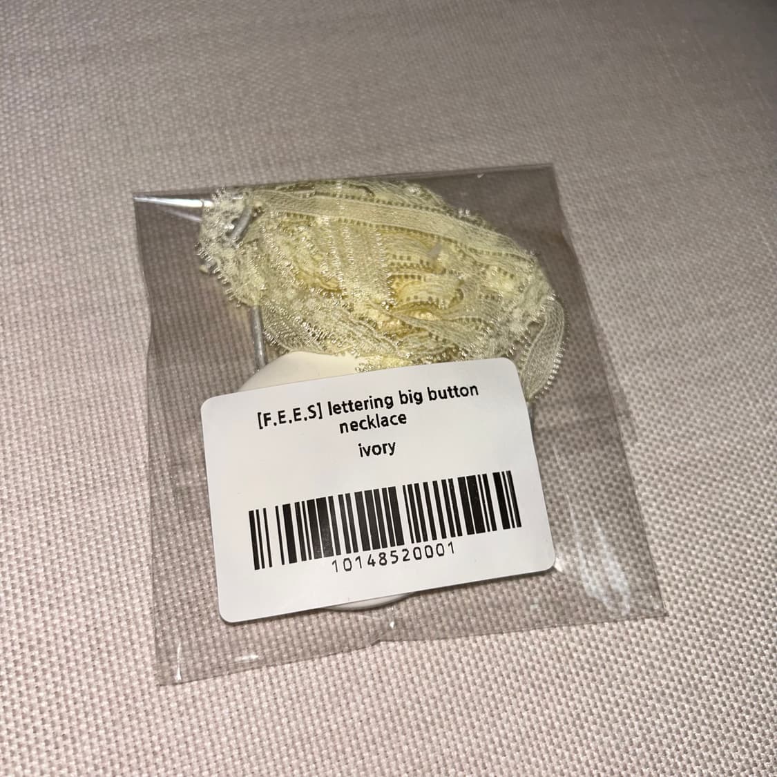 샵페어리 단추 레이스 목걸이 상품이미지2