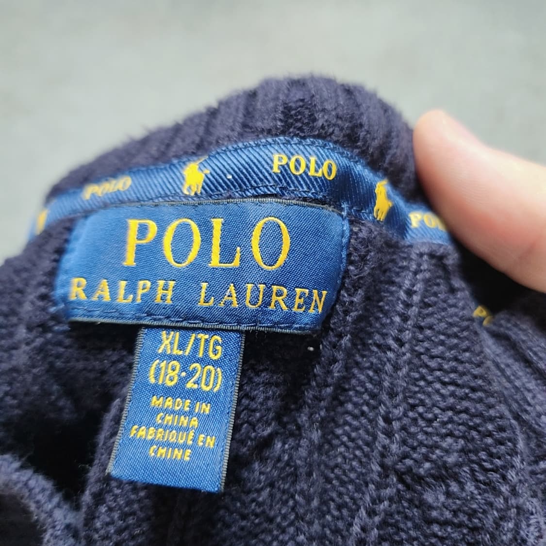 [XL] 폴로 여성 꽈배기 니트 (2876) 상품이미지4