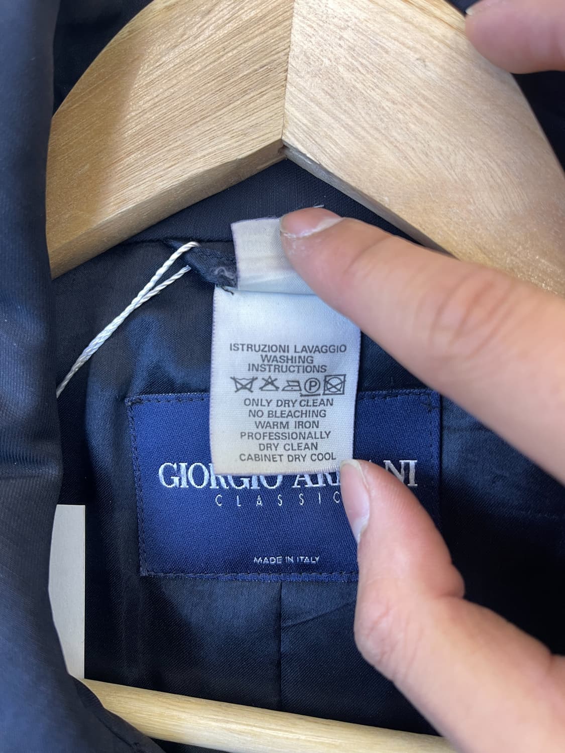 조르지오 아르마니 90s 로로피아나 스톰 시스템 코트 상품이미지7