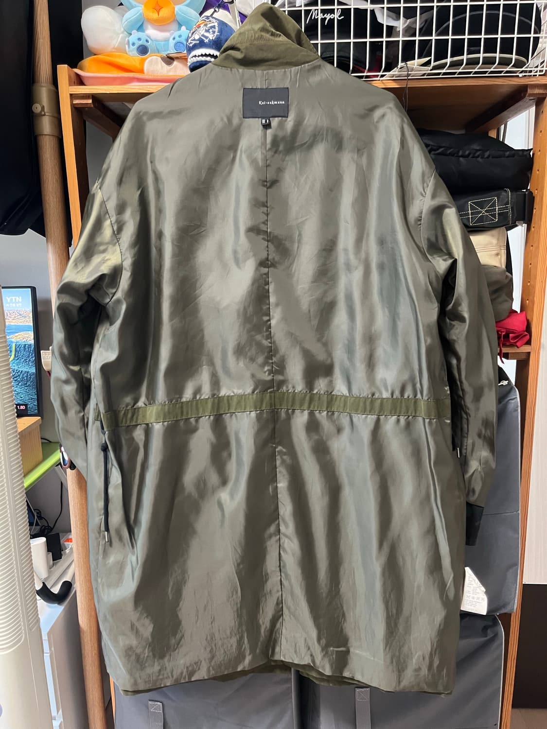 카이아크만 야상 코트 카키 L 상품이미지4