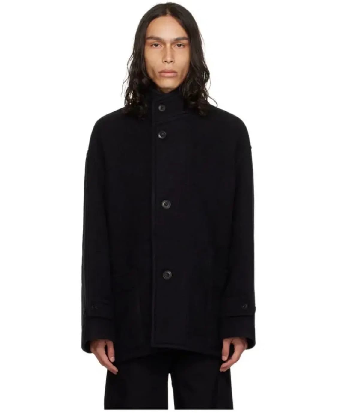 르메르 울 박시 더플 코트 블랙 / 48 상품이미지2