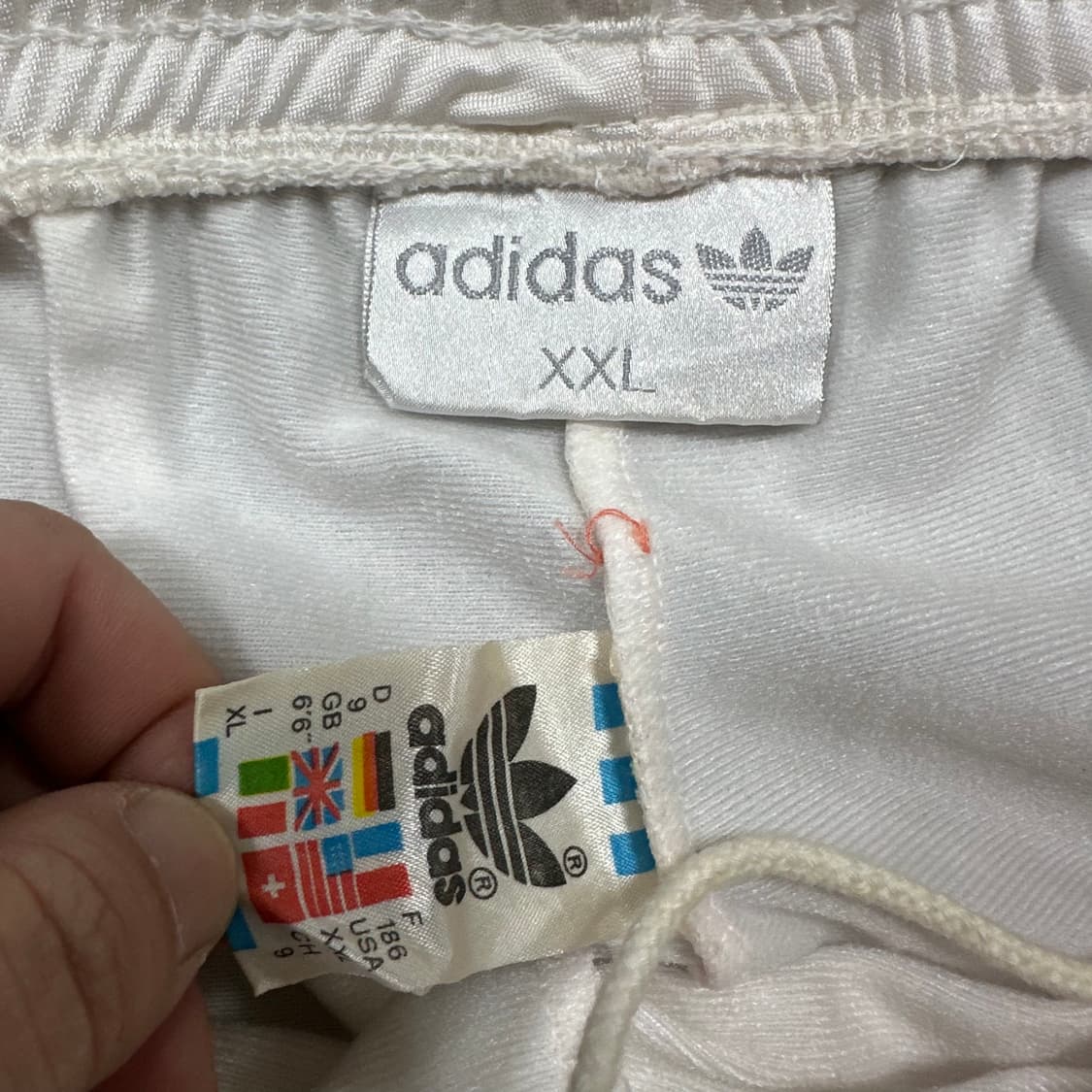 ✨ (바배) 아디다스 올드스쿨 파이어버드 흰빨 조거 트랙 팬츠 희귀매물 상품이미지3