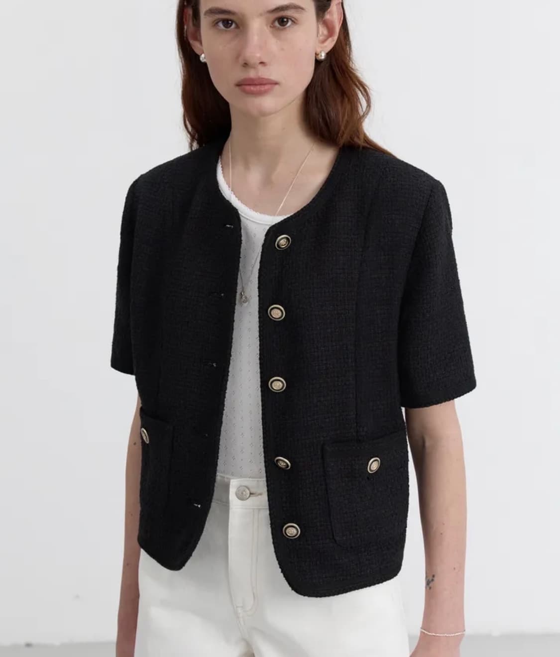 던스트 썸머 트위드 자켓 상품이미지1