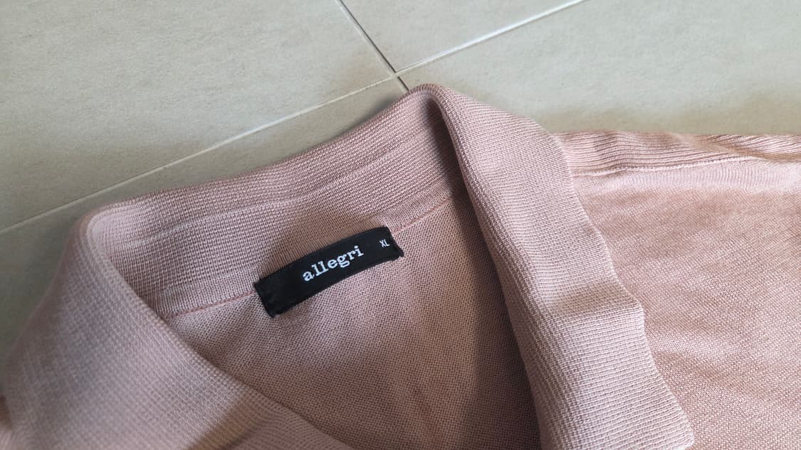 알레그리 실크 니트 PK 반팔 티셔츠 상품이미지5