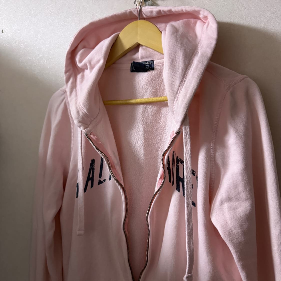 폴로 랄프로렌 젠 빈티지 후드집업 핑크 L (여성 오버핏 66-77정도) 상품이미지7