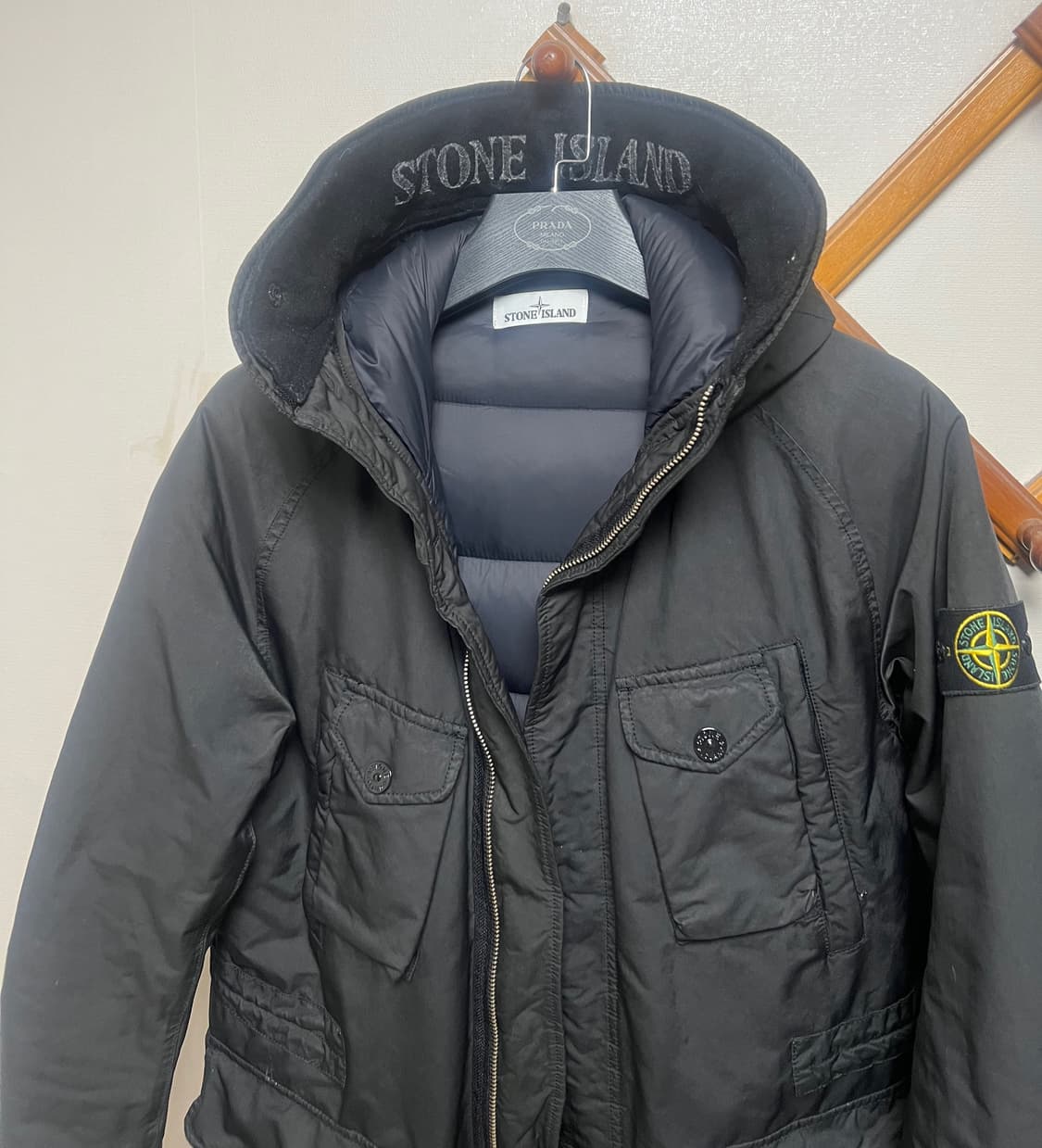 18fw 스톤아일랜드 다비드 TC 다운 패딩 블랙 상품이미지4