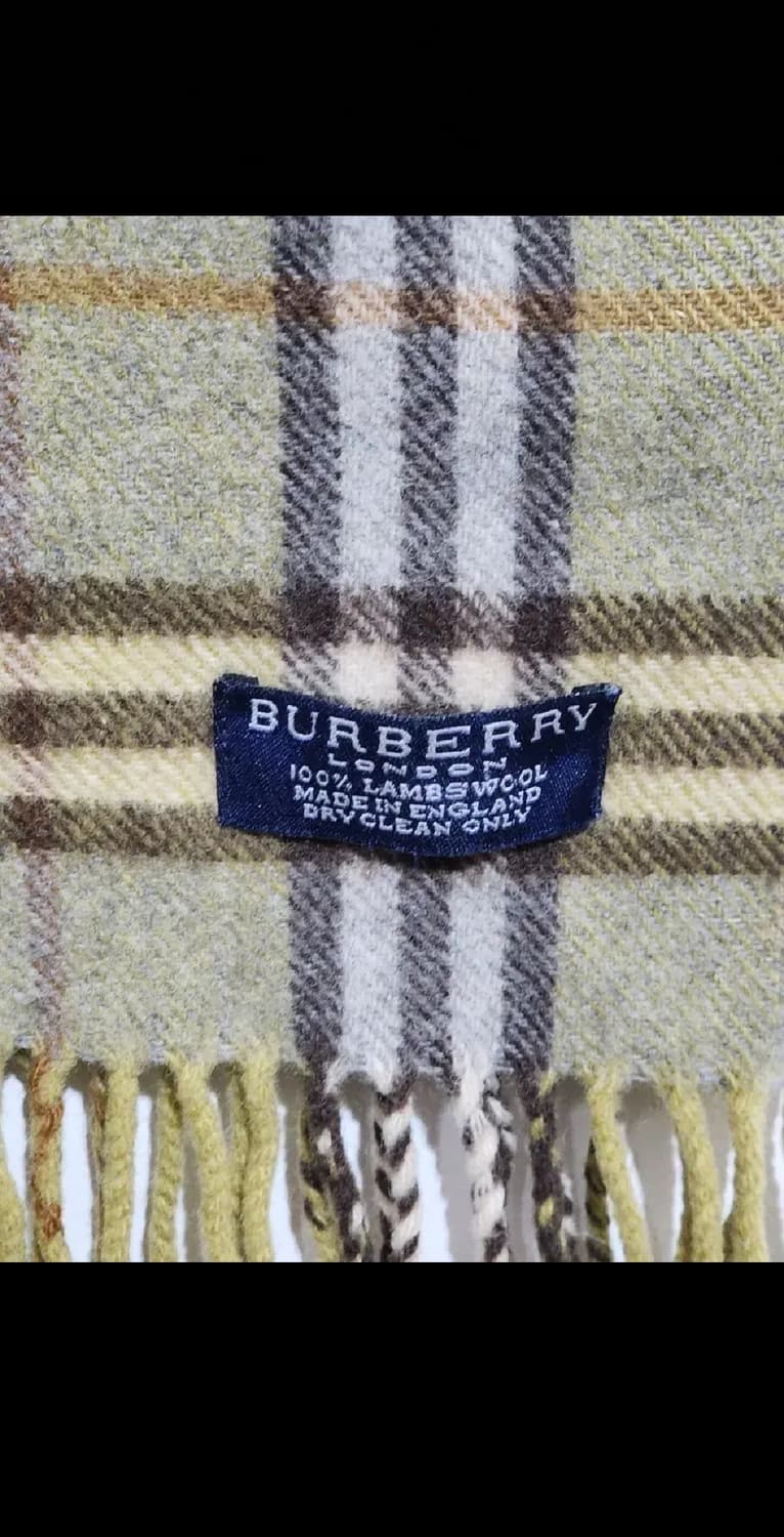 (정품) 버버리 목도리 체크 머플러 램스울 영국판  상품이미지5