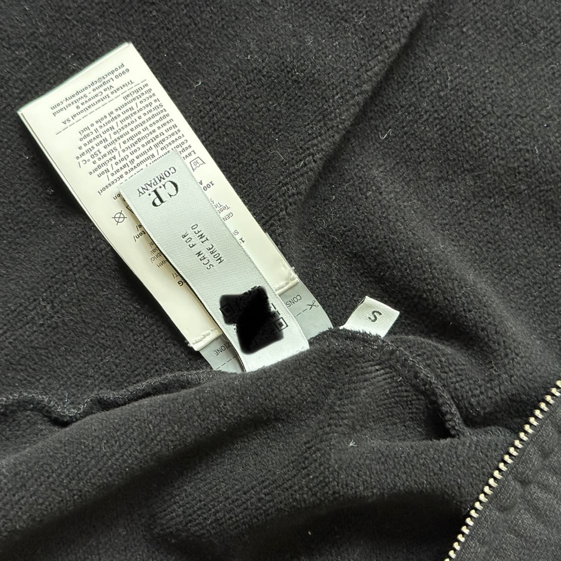 CP컴퍼니 브러쉬드&에머라이즈드 다이애그널 플리스 박시 고글 스웨트셔츠 상품이미지6