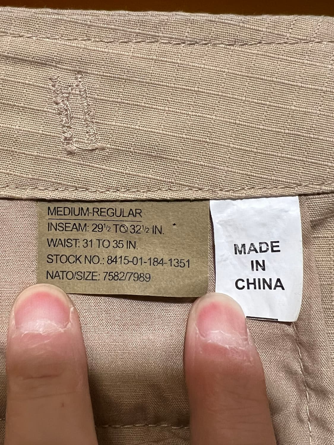 [34] 일본빈티지 밀리터리 립스탑 카고 팬츠 상품이미지6