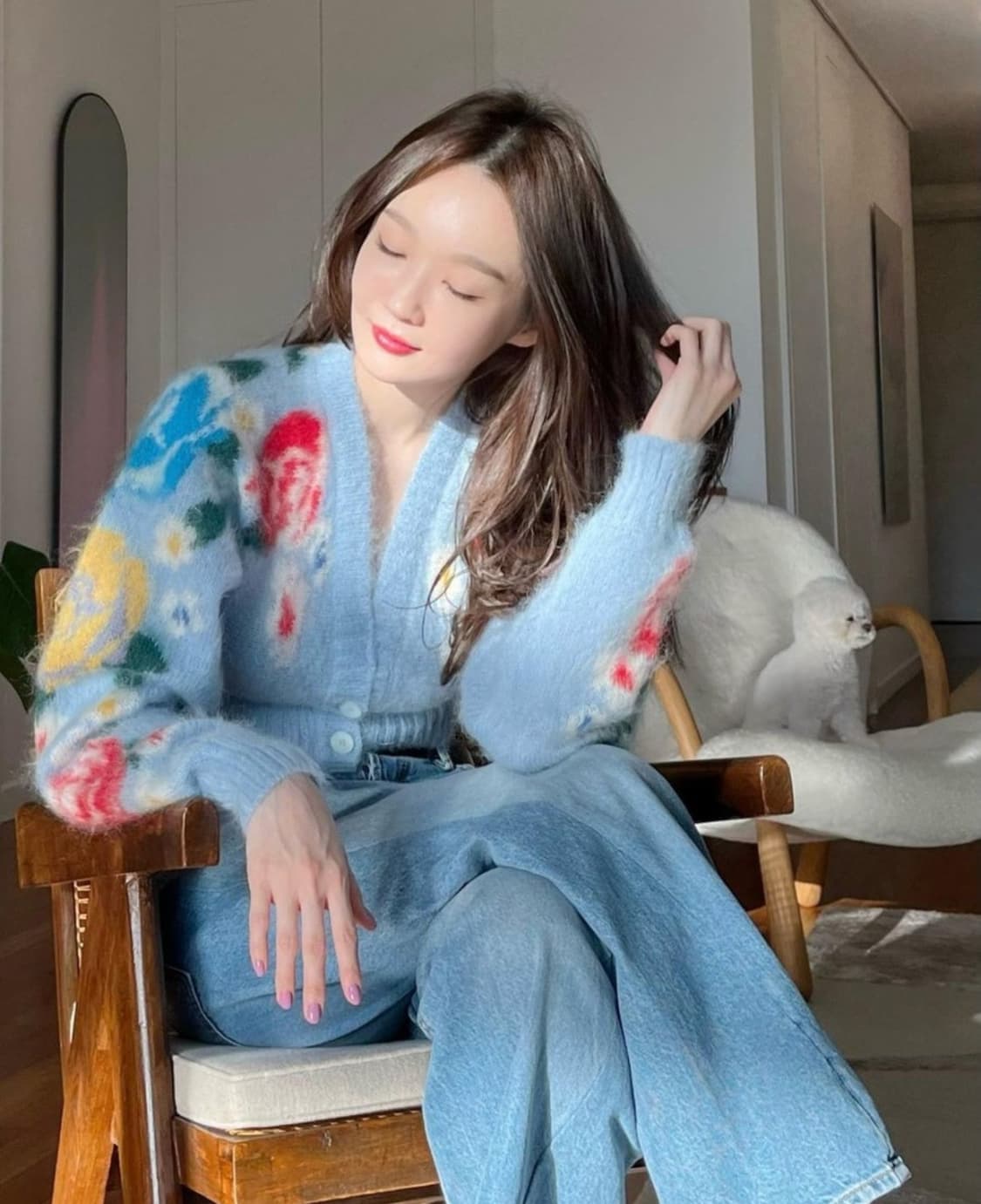 미우미우 (MIUMIU) 모헤어 카디건 상품이미지3