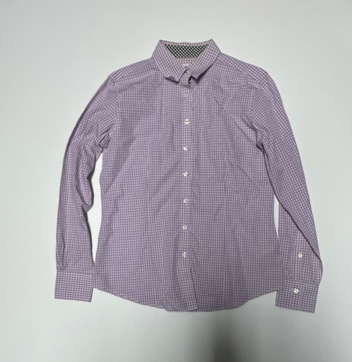 여성 브룩스브라더스 이쁜 연보라 체크 셔츠 s 상품이미지1
