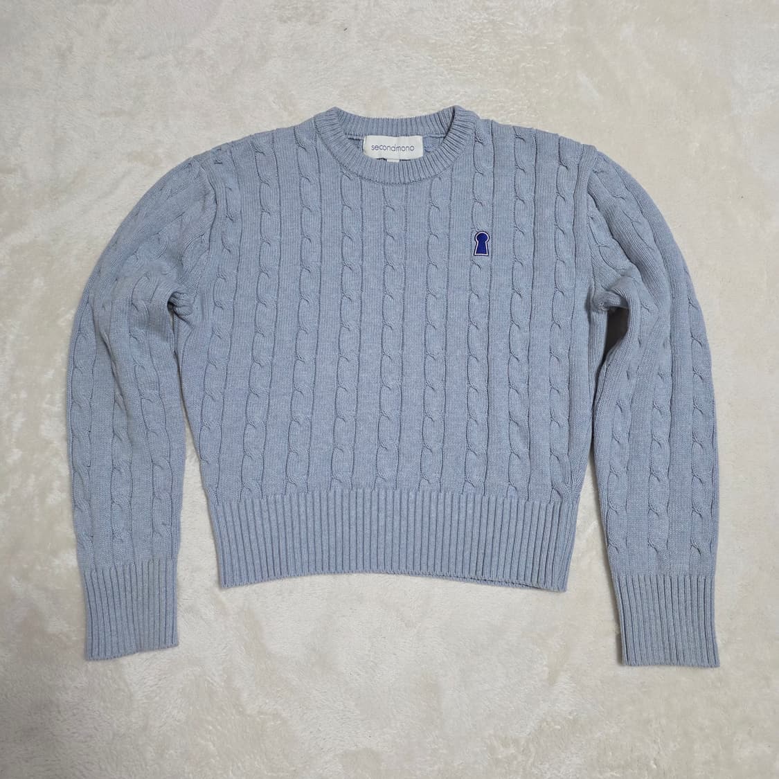 (XS)여성 세컨모놀로그 케이블 니트  상품이미지1