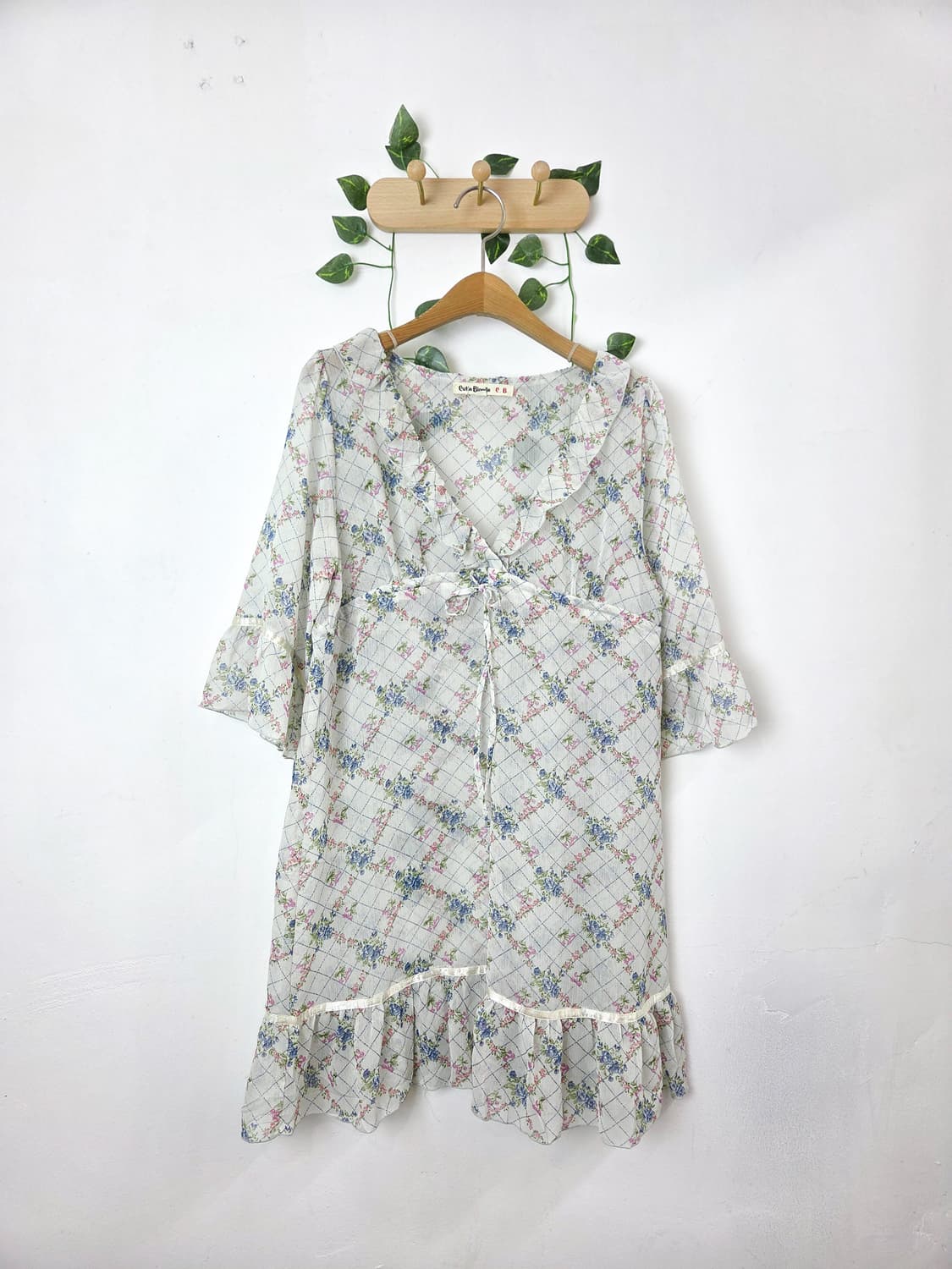 플라워 러블리 쉬폰 원피스 상품이미지1