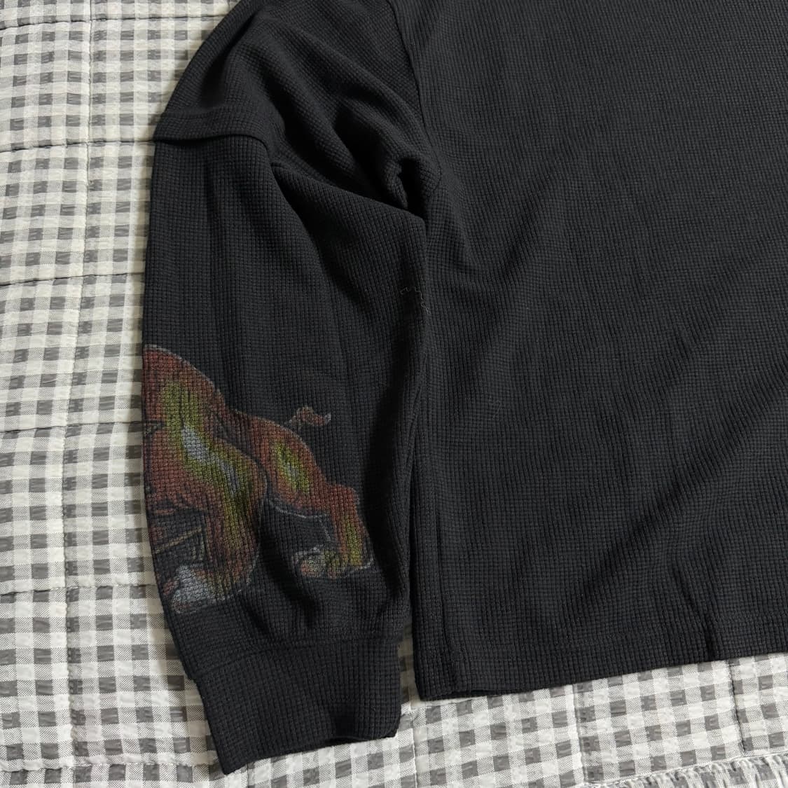 VALE FOREVER WAR DOG 빈티지 니트 긴팔티 상품이미지5