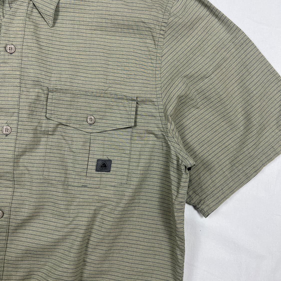 00’s 나이키 nike acg 로고 포켓 체크 셔츠 남방 상품이미지3